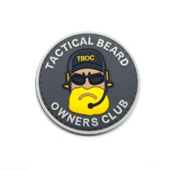 TACTICAL BEARD OWNER'S CLUB [BLACK] PATCH