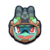Premium Bulbasaur Pokemon PVC Morale Patch