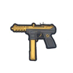 Gold Tec9 PVC Patch by Kitfox Design Group