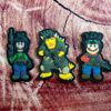 Mario Luigi and Bowser PVC Patch Set