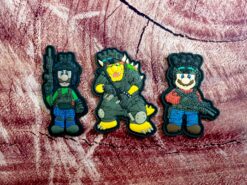 Mario Luigi and Bowser PVC Patch Set