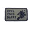 Keep Your Oaths PVC Patch Grey