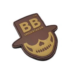 BB Undertaker Tactical Morale PVC Patch Funny Airsoft Paintball (Tan)