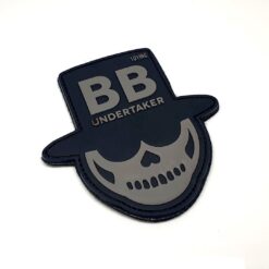 BB Undertaker Tactical Morale PVC Patch Funny Airsoft Paintball (Black)