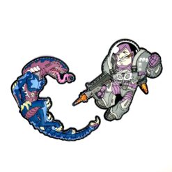 Space Force Marine Vs Alien Set Patch