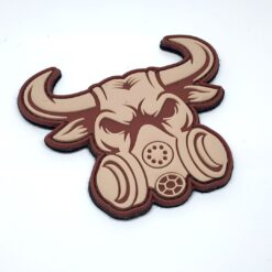 Gasmask Bull Red/Green/Grey/Sand Taurus 3D Airsoft patch