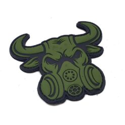 Gasmask Bull PVC Patch Green