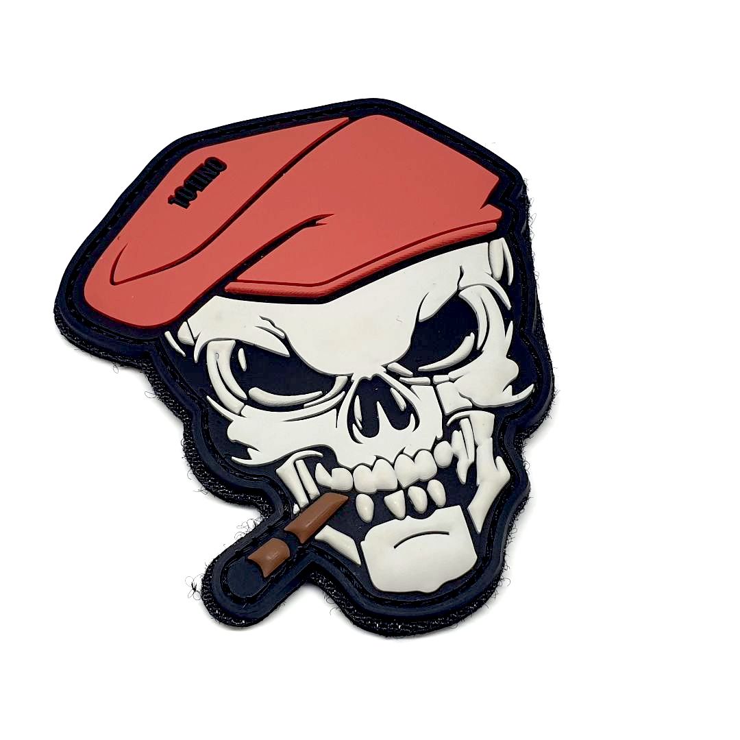 Skull Cigar PVC Patch
