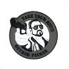 Take Your Hit Mother PVC Patch Grey