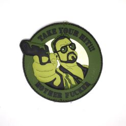 Take Your Hit Mother PVC Patch Green