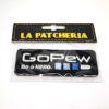 GoPew Embroidered Patch La Patcheria
