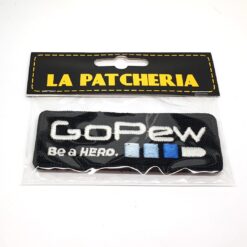 GoPew Embroidered Patch La Patcheria