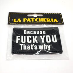 Because PVC Patch La Patcheria