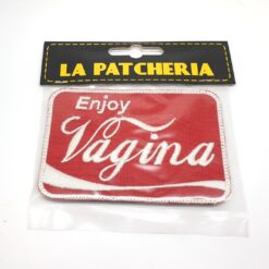 Enjoy Vagina Embroidered Patch La Patcheria LP008