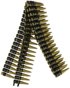 Fancy Dress Plastic Bullet Belt