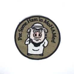 Ham In Mohammed Pig Embroidered Patch LP020