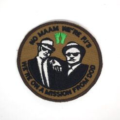 No Maam We Are P.I's Embroidered Patch LP024
