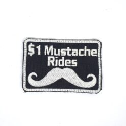Moustache Rides Tactical Embroidered Patch LP018