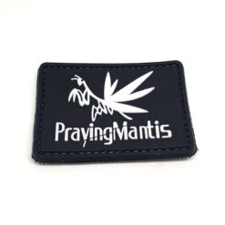 Praying Mantis PVC Patch Black