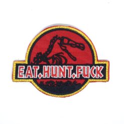Jurassic Park Eat, Hunt Embroidered Patch LP017