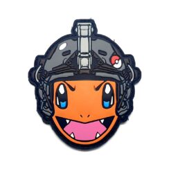 Premium Charmander Pokemon PVC Morale Patch