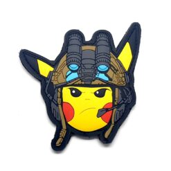 Premium Pikachu Pokemon PVC Morale Patch