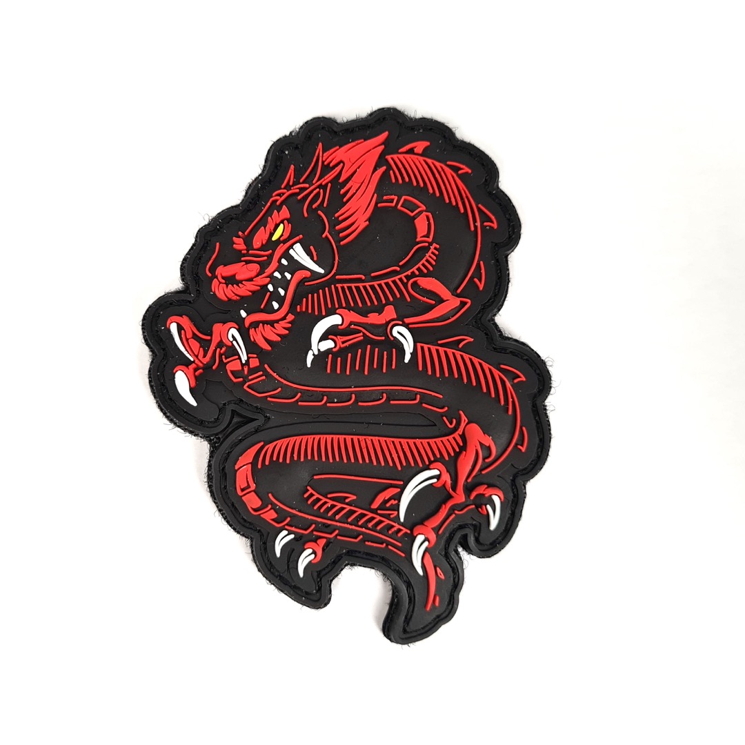 Red dragon patch by Airsoft Direct