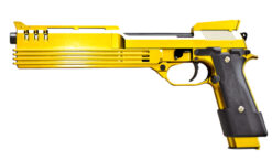KCS MP3R Auto 9 Gold Flake- Robocop GBB Pistol
