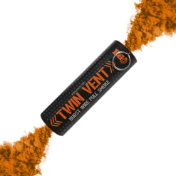 Twin Vent Burst Wire Pull Smoke Grenade (Orange)
