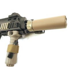 AIRSOFT ARTISAN SF STYLE MP7 SILENCER WITH FLASH HIDER FOR TM
