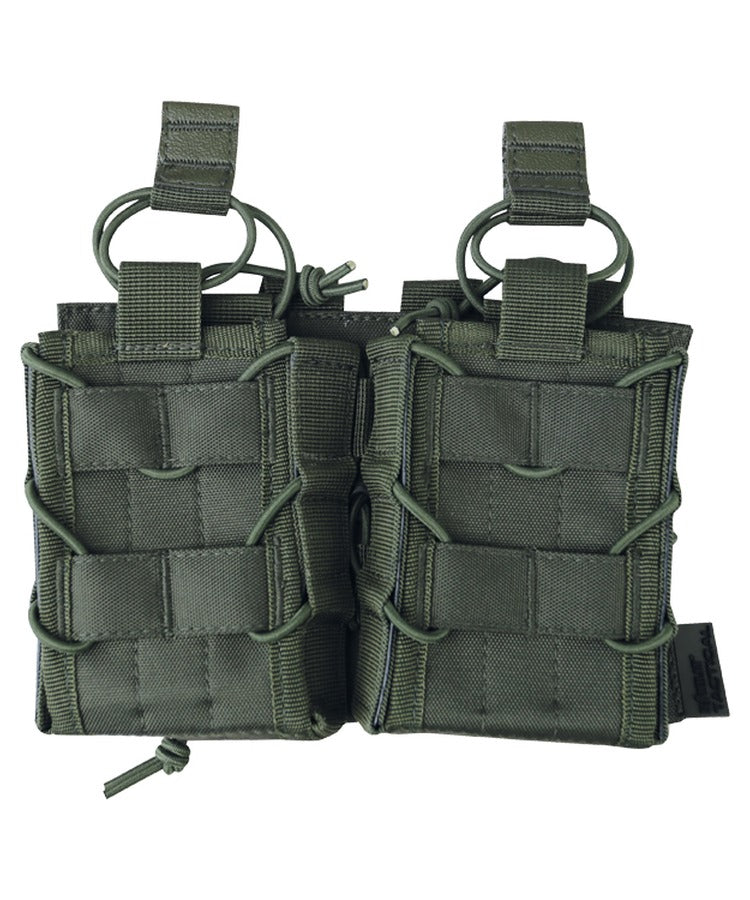Kombat Tactical Delta Fast Mag Double - Olive Green