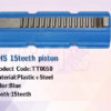 SHS AEG 14 +(Half Last Tooth) Steel Tooth Piston Blue Tt0050