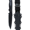 Kombat Tactical Tanto Plastic Airsoft Knife - Black
