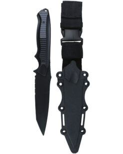 Kombat Tactical Tanto Plastic Airsoft Knife - Black