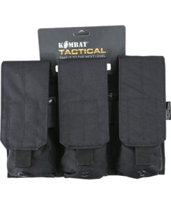 Kombat UK MP5 Triple Mag Pouch Black
