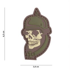 Sergeant Skull Brown PVC Patch