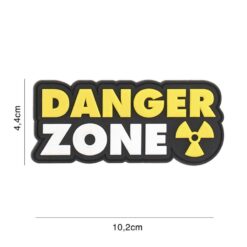 PVC Danger Zone yellow Patch
