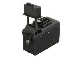 A&K M249/LMG Sound Control Box Magazine (1500 Rounds - Black)