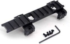 TRIROCK 20mm Picatinny Weaver Rail Extension Scope Mount Adapter Claw with 11 Slots for MP5 GSG5 G3 Rail Bracket Clip