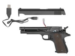 Cyma 1911 Mosfet AEP Pistol (Lipo Battery andh Charger Inc. - Black)