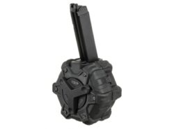 WE Gas Drum Magazine for 17 Series (350 Rounds - Black)