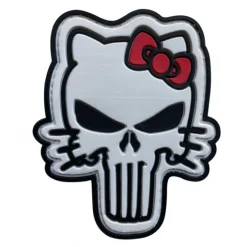 Tactical Hello Kitty PVC Patch White