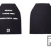 PTS SAPI Dummy Plates (Front and Back) M Black
