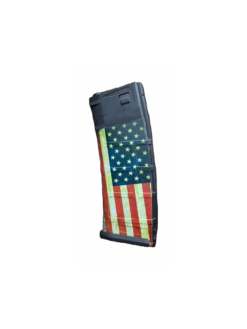 Delta Armory M4 Custom Hi-Cap ABS Plastic Magazine - American Flag