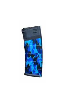 Delta Armory M4 Custom Hi-Cap ABS Plastic Magazine - Blue Camo