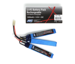 ASG 9.9v LiFe Battery 1000 mAh 20c