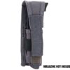 TMC Single Pistol Magazine Vertical Pouch (Wolf Grey)