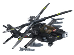 Sluban Kids Army Serie M38-b0511 Apache Attack Gun Helicopter Toy Blocks Bricks