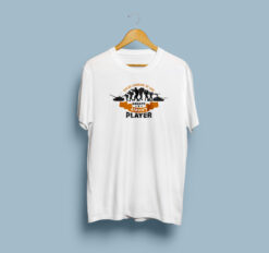 Badass Airsoft Player White T-Shirt