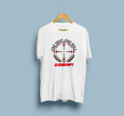 One Shot One Kill White T-Shirt